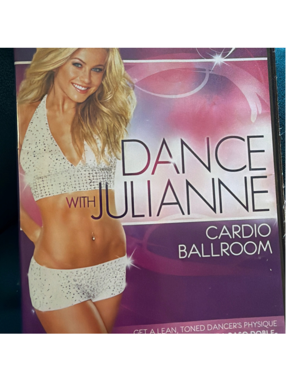Dance With Julianne Cardio Ballroom DVD One Size Purple White